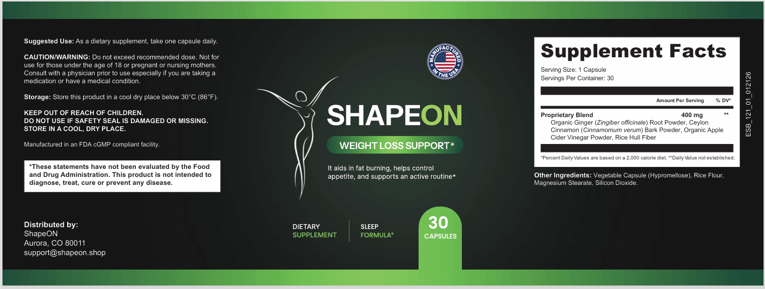 ShapeON secure payment system