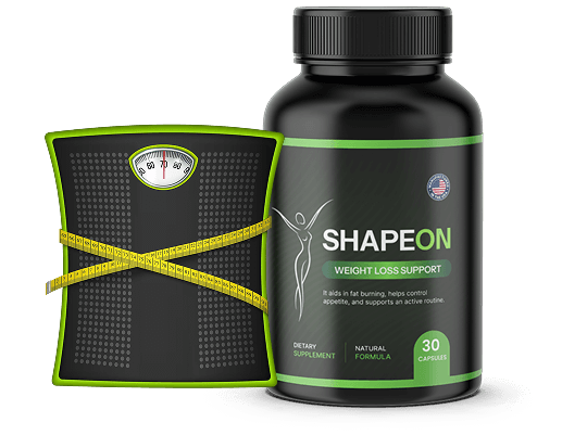 ShapeON supplement bottle display